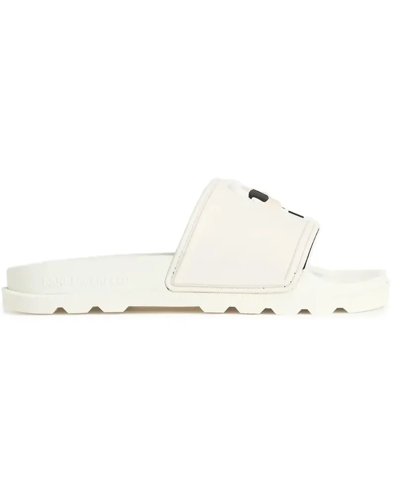 Karl Lagerfeld Ikon Pantoletten - Weiß Weiß