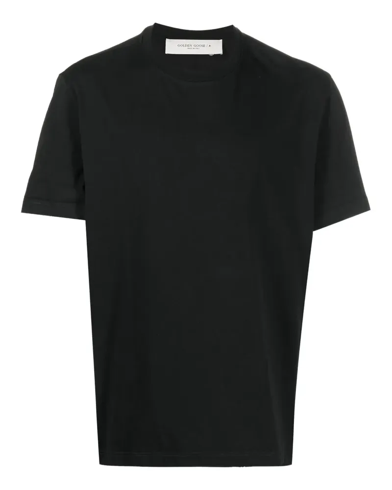 Golden Goose rolled-sleeve T-shirt - Schwarz Schwarz