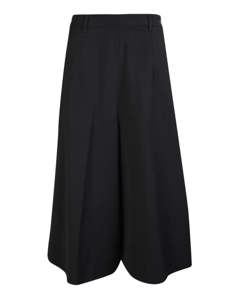 nine:inthe:morning pleated palazzo pants - Schwarz Schwarz