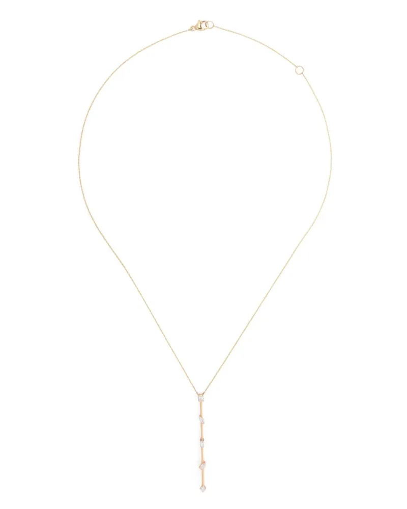 Dana Rebecca Designs 14kt Alexa Jordyn Gelbgoldhalskette mit Diamantanhänger Gold