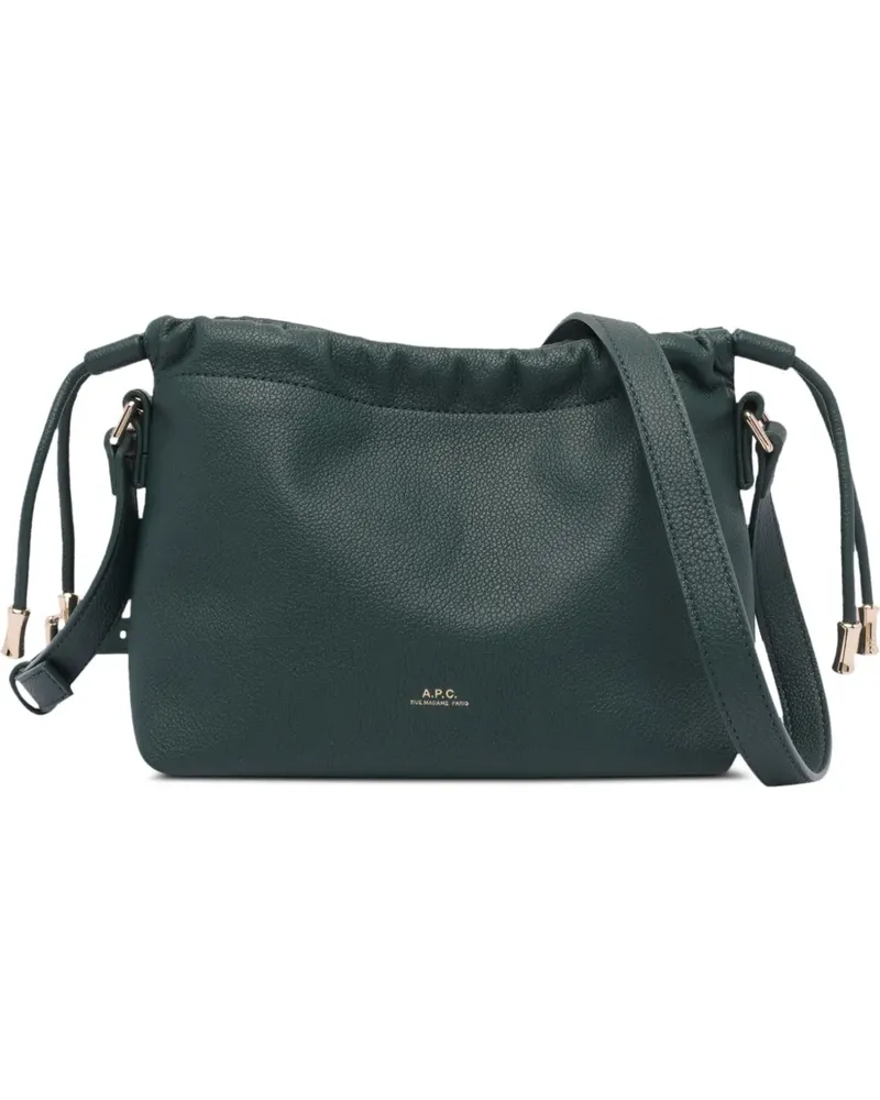 A.P.C. Ninon Minitasche mit Kordelzug - Grün Grün