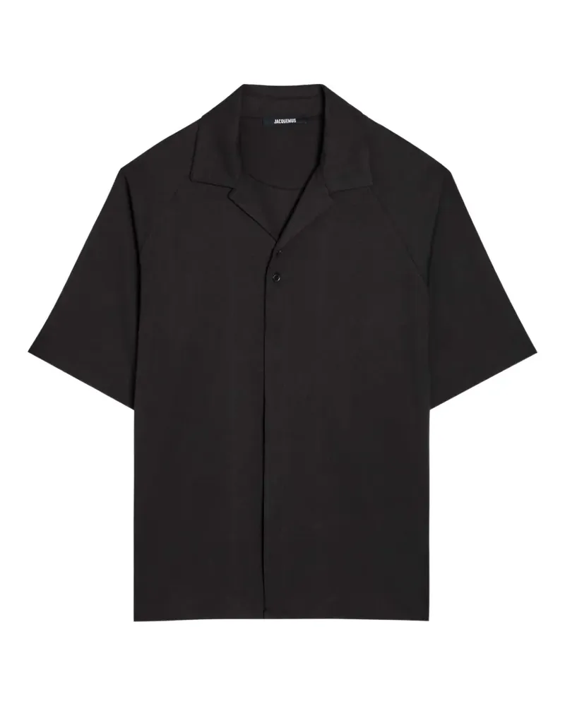 Jacquemus Kurzärmeliges Jean Atelier Hemd - Schwarz Schwarz