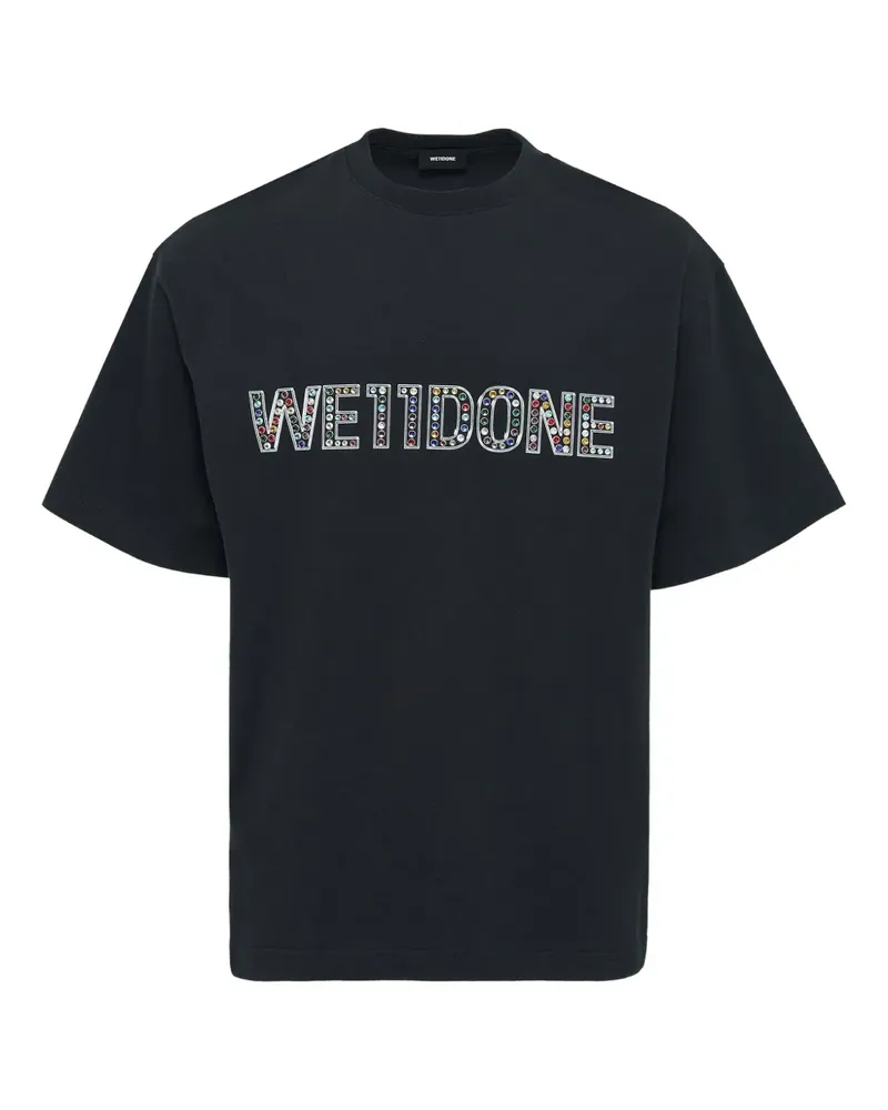 WE 11 DONE logo-embellished T-shirt - Schwarz Schwarz
