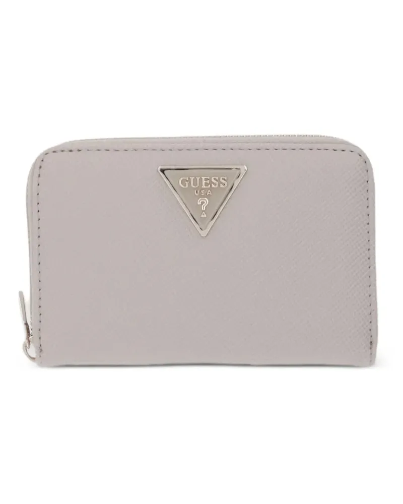 Guess Portemonnaie mit Logo-Schild - Nude Nude