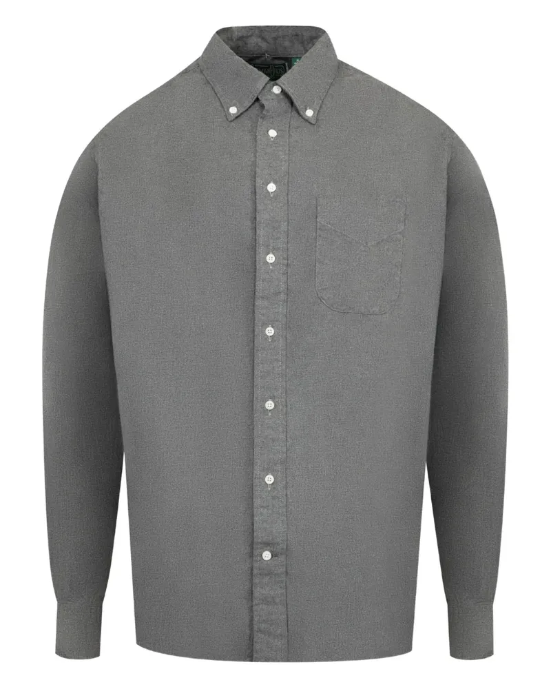 Gitman Vintage Klassisches Flanellhemd - Grau Grau