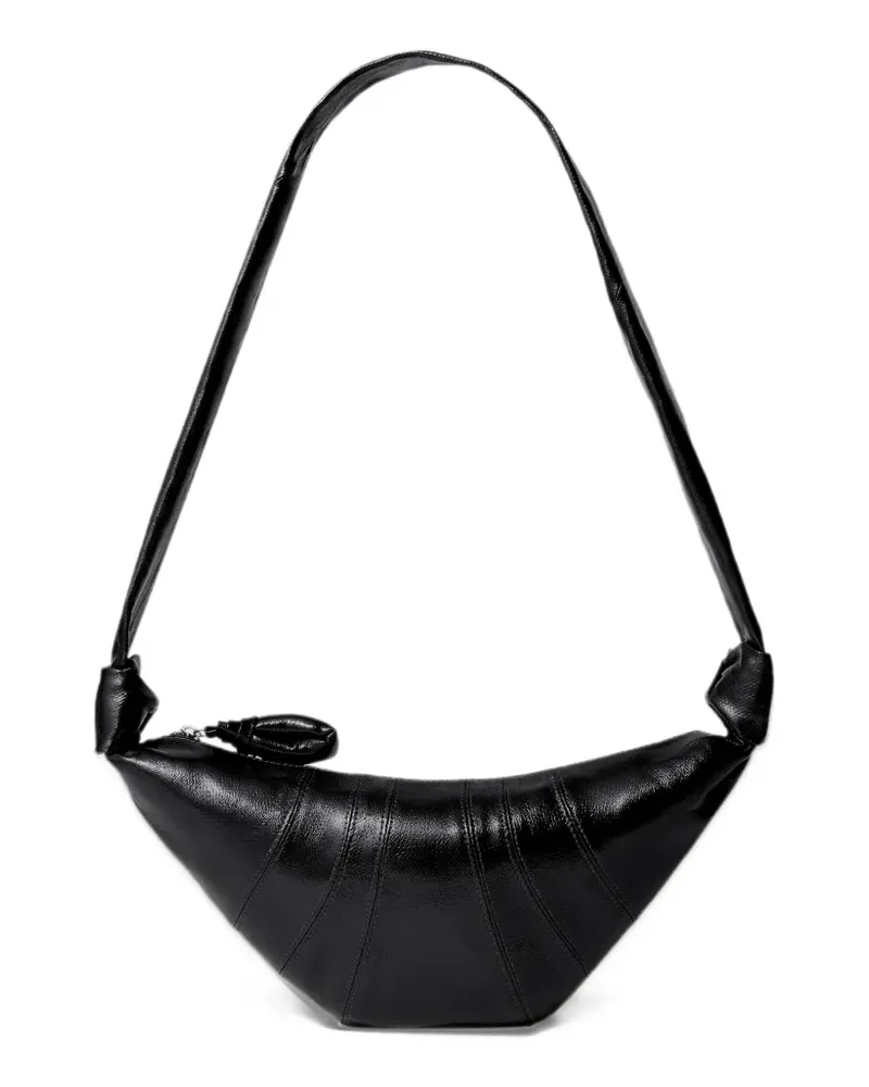Christophe Lemaire Kleine Croissant Schultertasche - Schwarz Schwarz