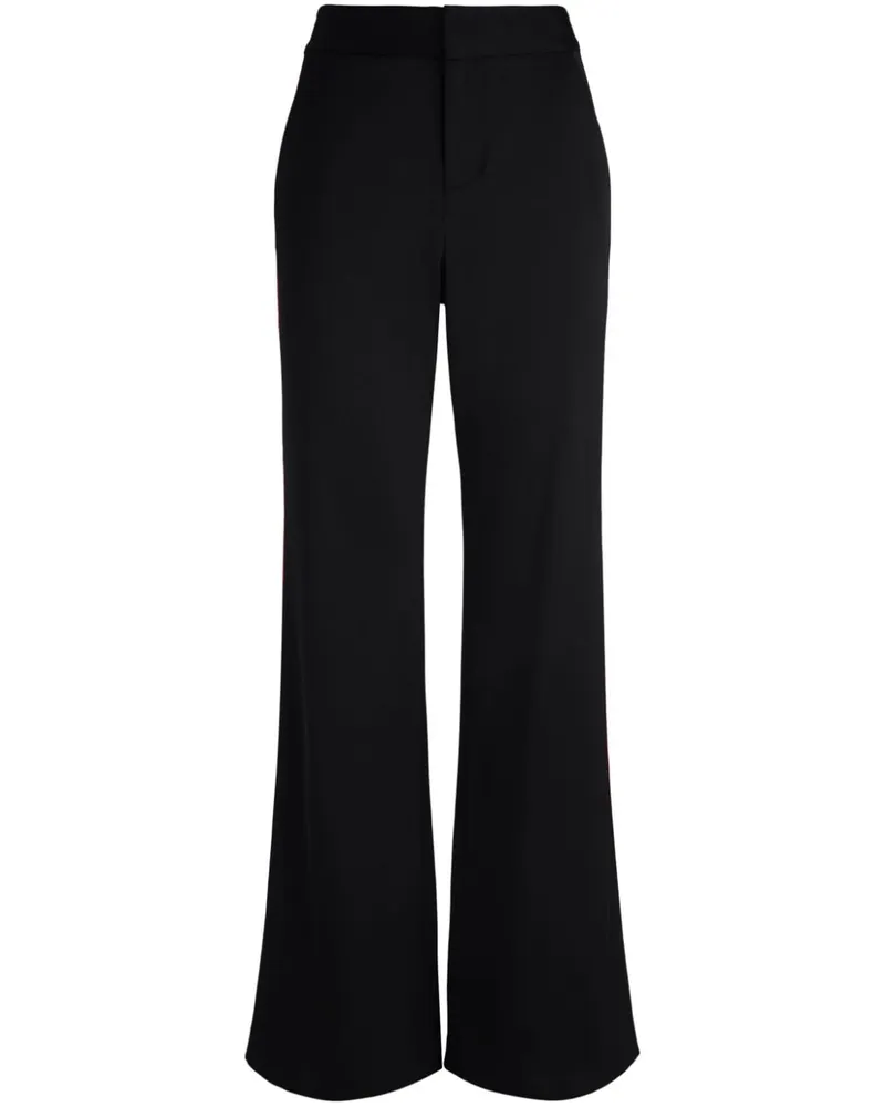 Alice + Olivia Dylan Hose mit hohem Bund - Schwarz Schwarz