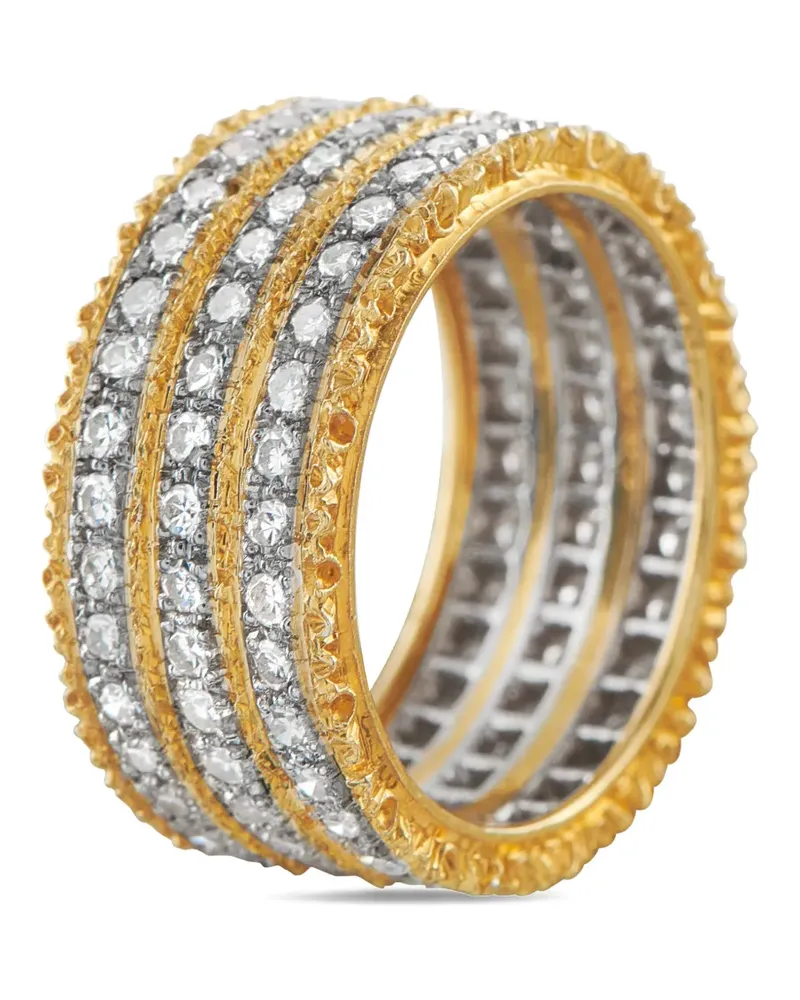 Buccellati diamond yellow gold ring Gold