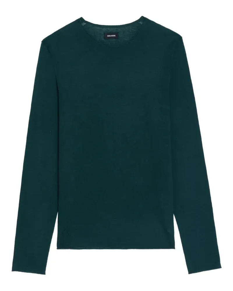 Zadig & Voltaire Teiss Pullover mit ungesäumten Kanten - Grün Grün