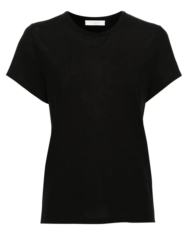 Zanone T-Shirt mit Rundhalsausschnitt - Schwarz Schwarz