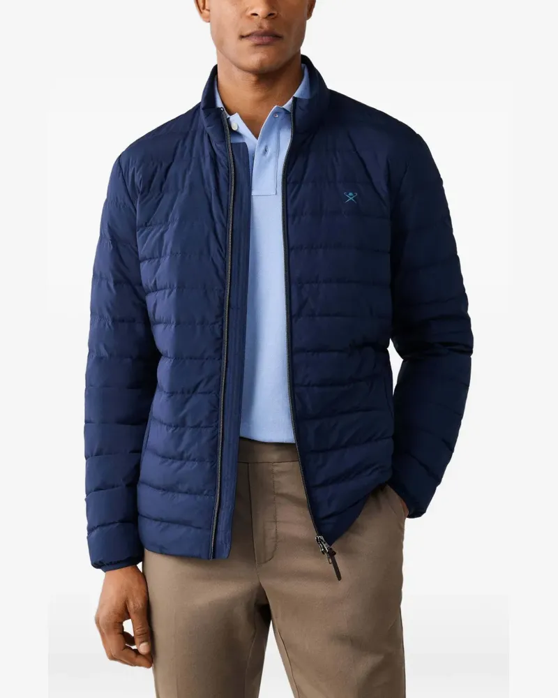 Hackett Gesteppte Jacke - Blau Blau
