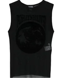 Jean Paul Gaultier x Shayne Oliver Tanktop aus Mesh Schwarz