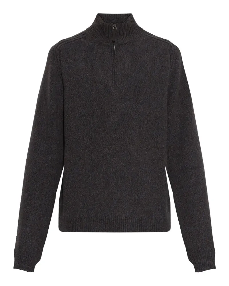 SEASE Mouilné 2.0 quarter-zip cashmere sweater - Braun Braun