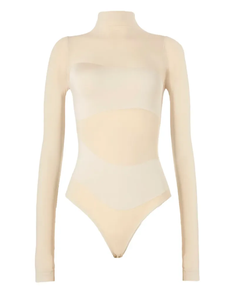 Wolford Langärmeliger Body - Nude Nude