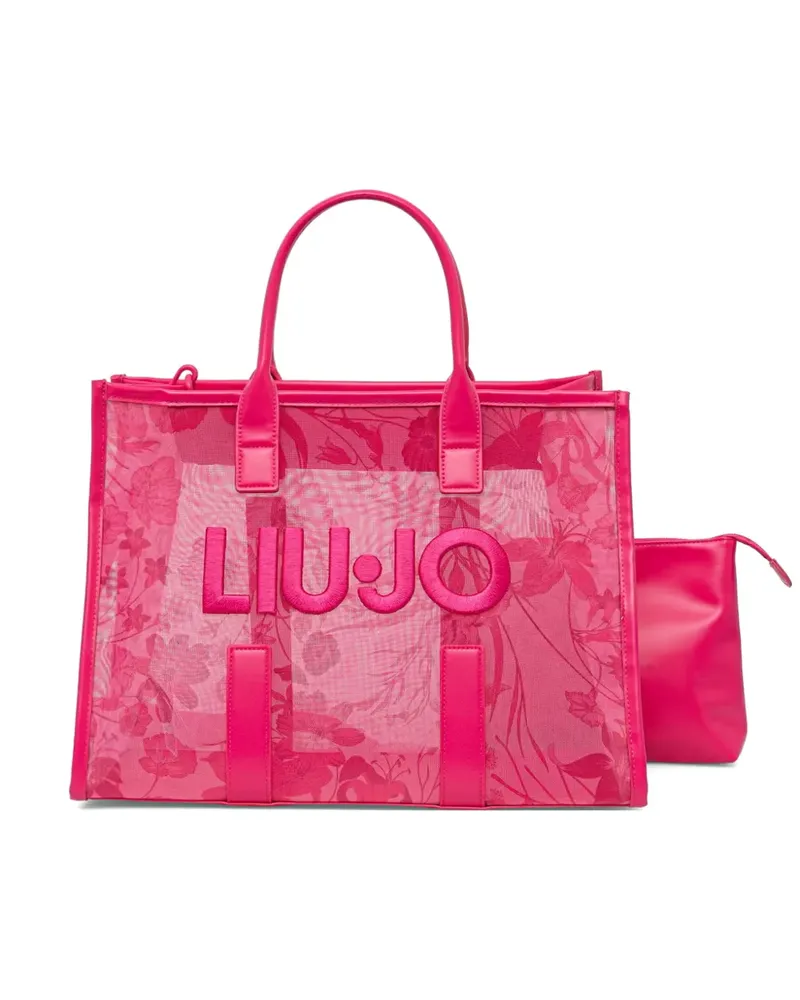 Liu Jo Handtasche mit Blumenmuster - Rosa Rosa
