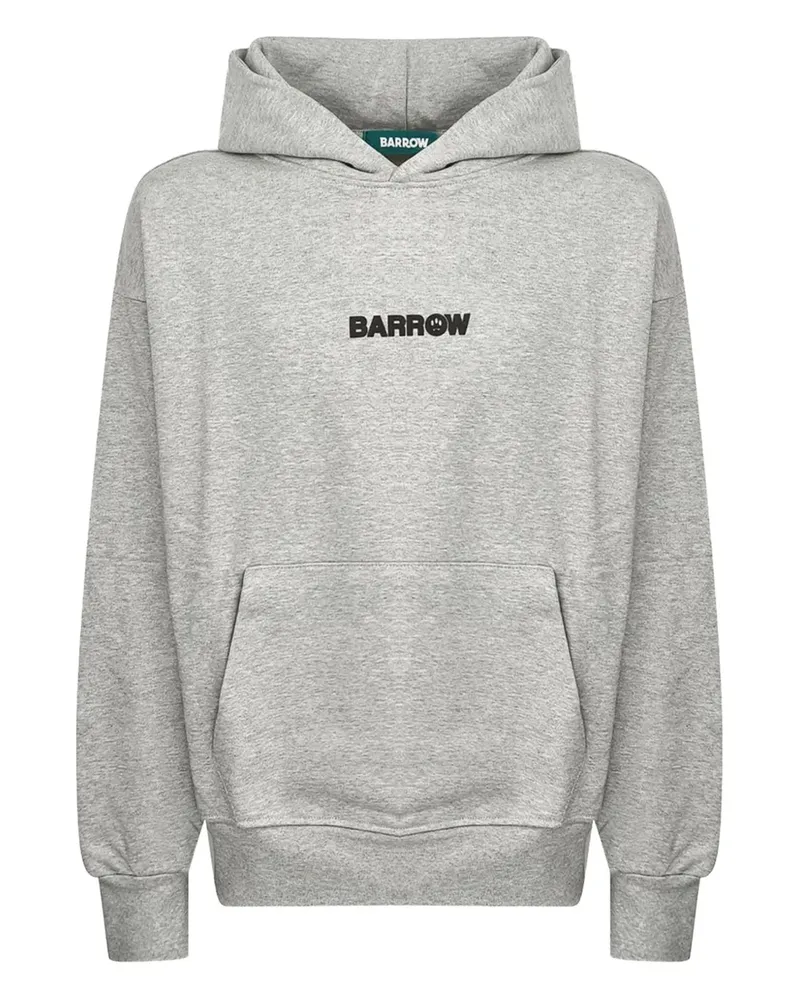 BARROW Hoodie mit Teddy-Print - Grau Grau