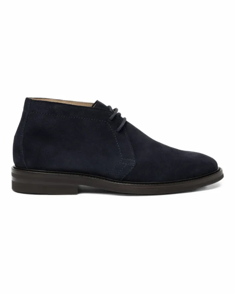 Scarosso Roger Stiefel aus Wildleder - Blau Blau