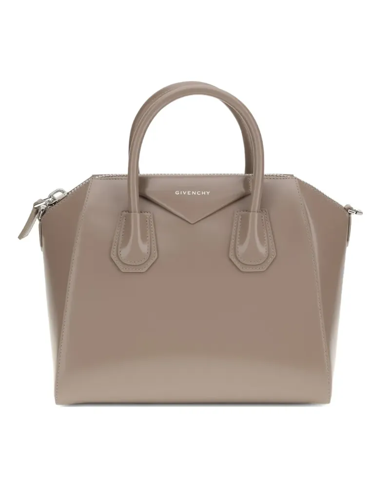 Givenchy small Antigona logo-detail shoulder bag - Nude Nude