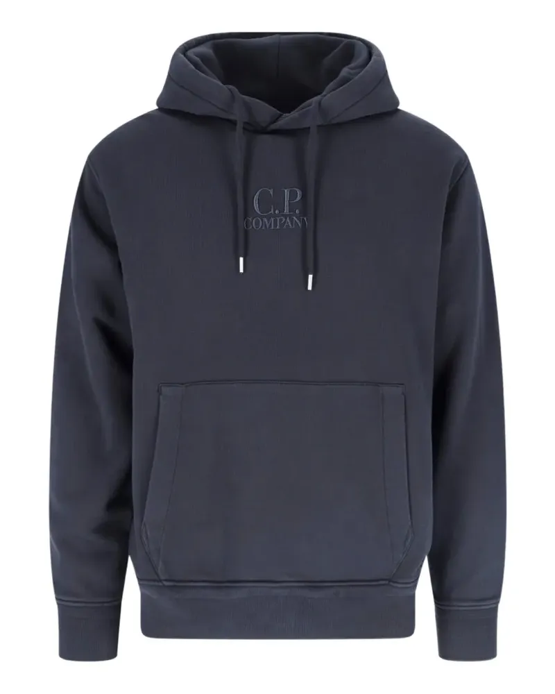 C.P. Company Hoodie mit Logo-Detail - Blau Blau