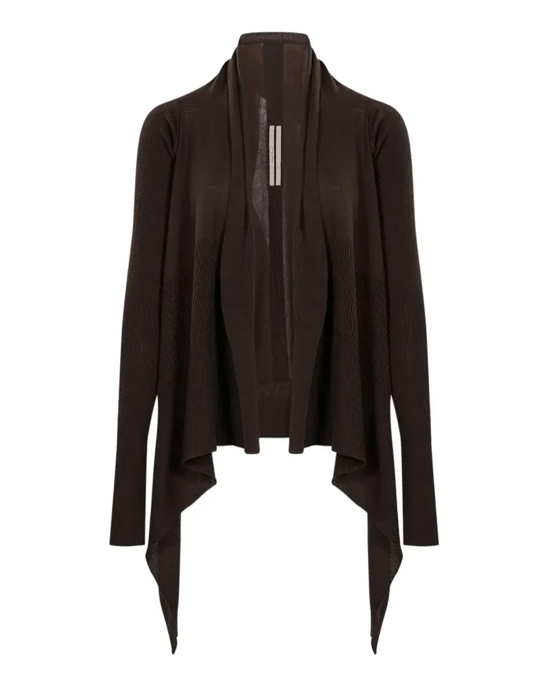 Rick Owens Drapierter Cardigan - Braun Braun