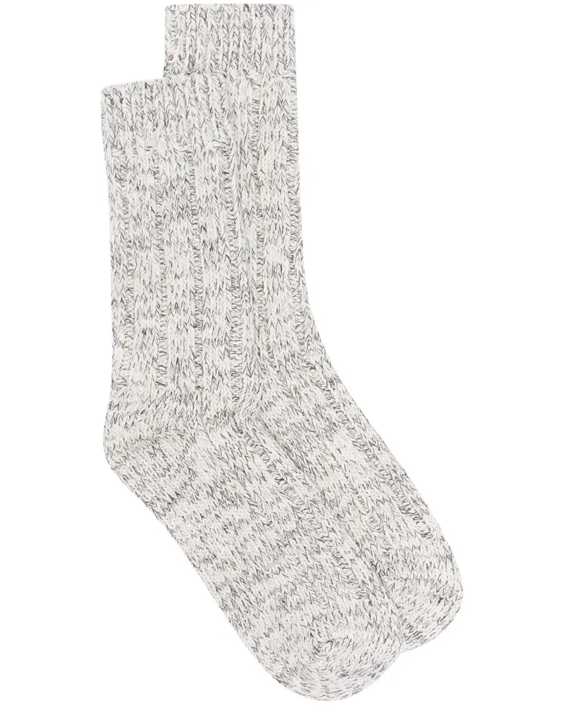 Birkenstock Grob gestrickte Twist Socken - Grau Grau