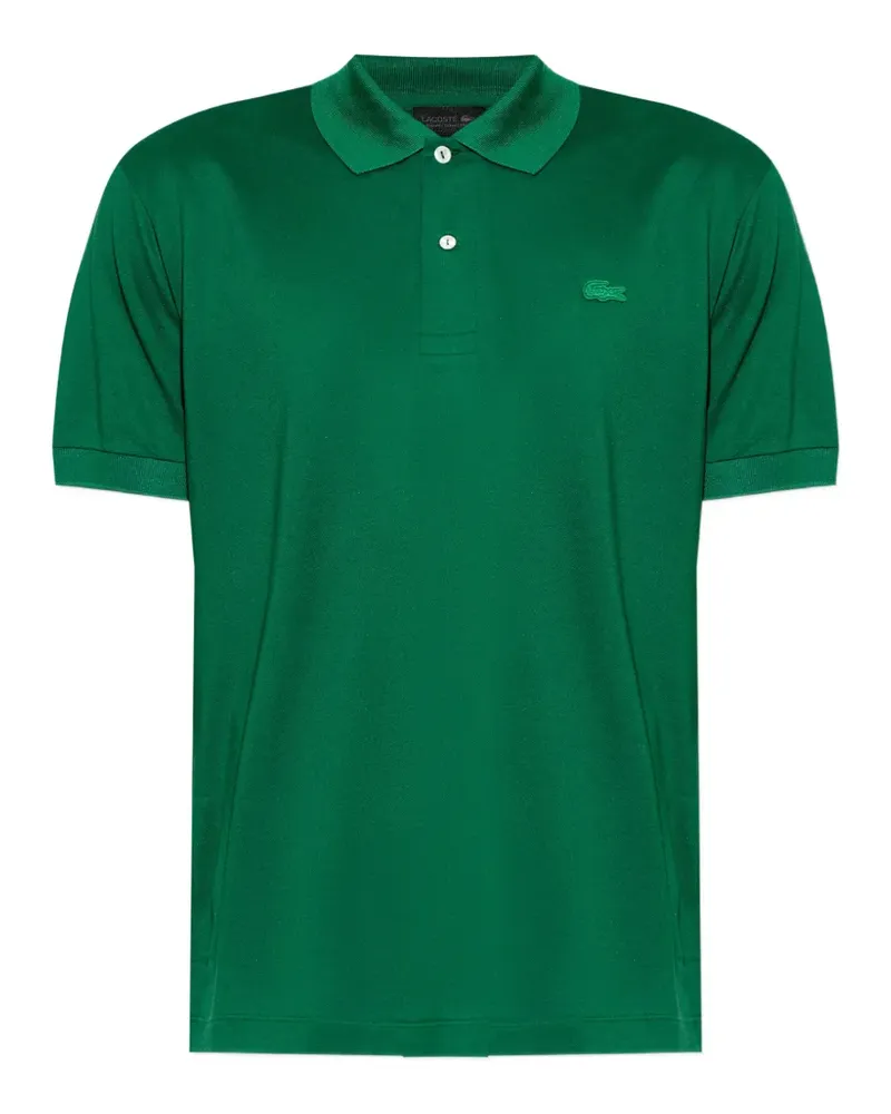 Lacoste logo-appliqué polo shirt - Grün Grün