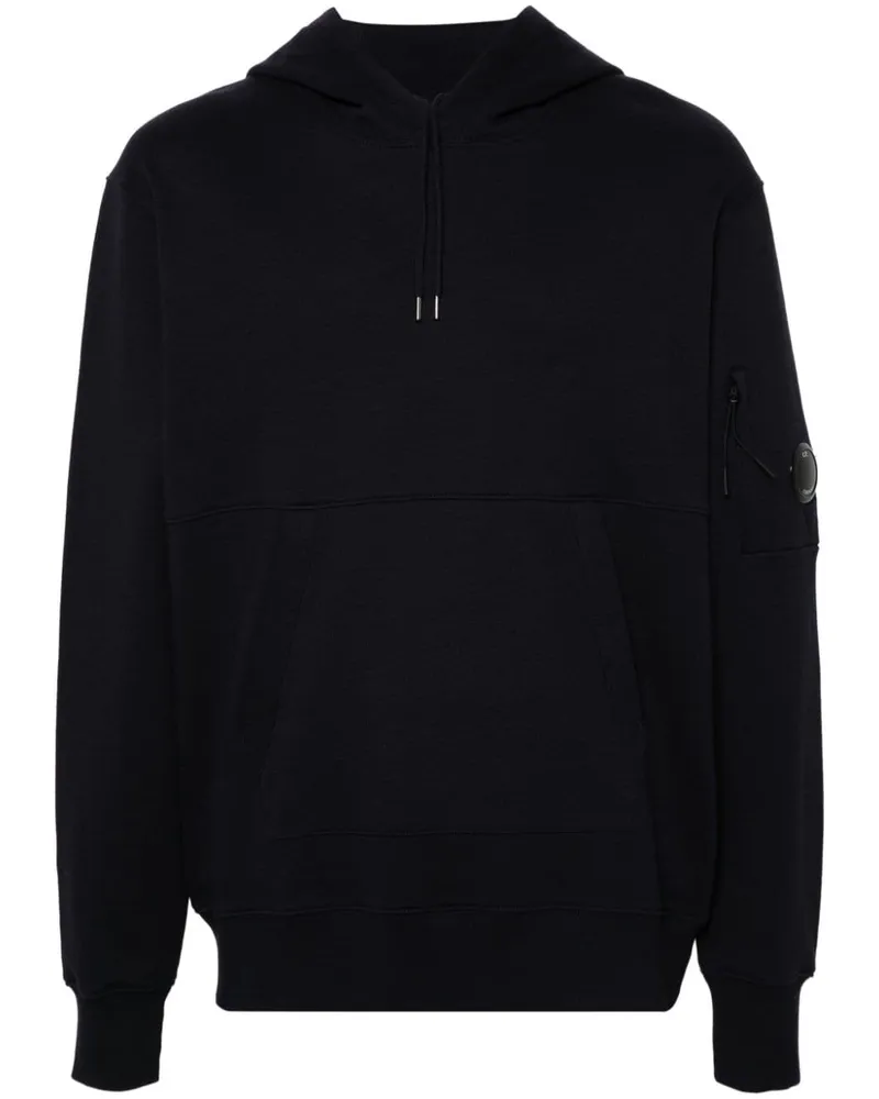 C.P. Company Hoodie mit Linsen-Detail - Blau Blau