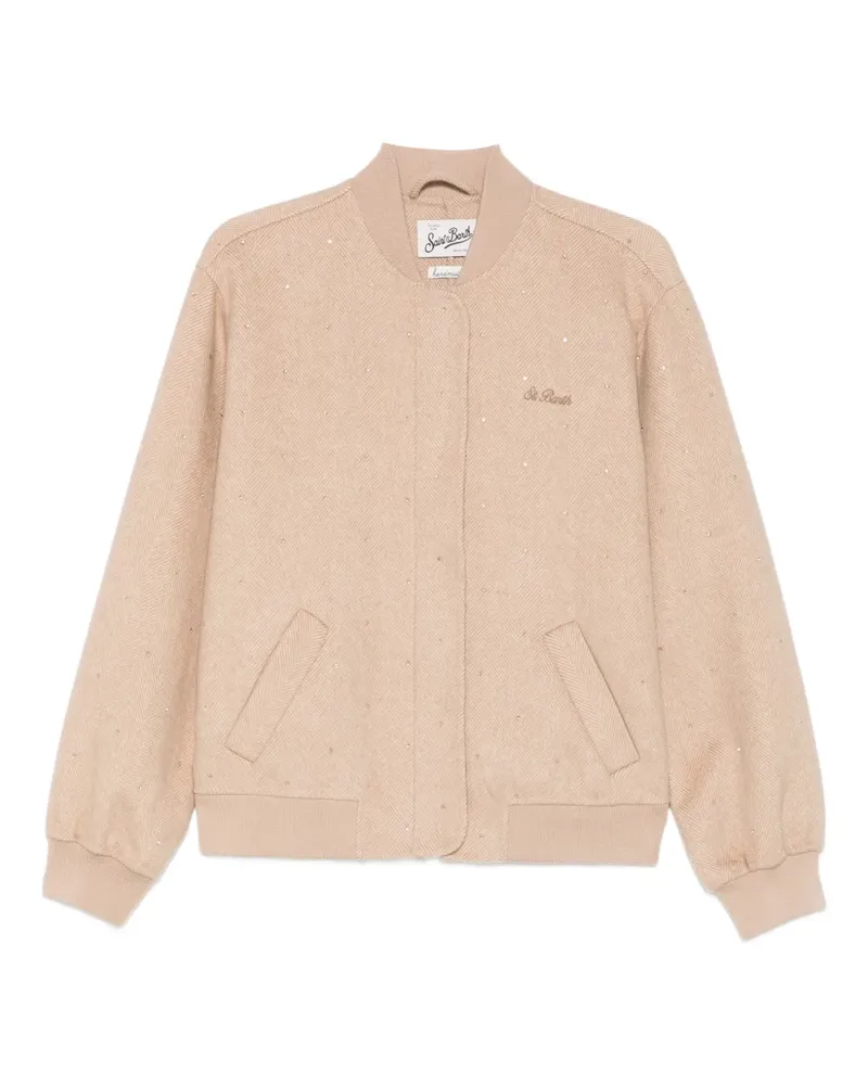 MC2 Saint Barth Adrien bomber jacket - Nude Nude