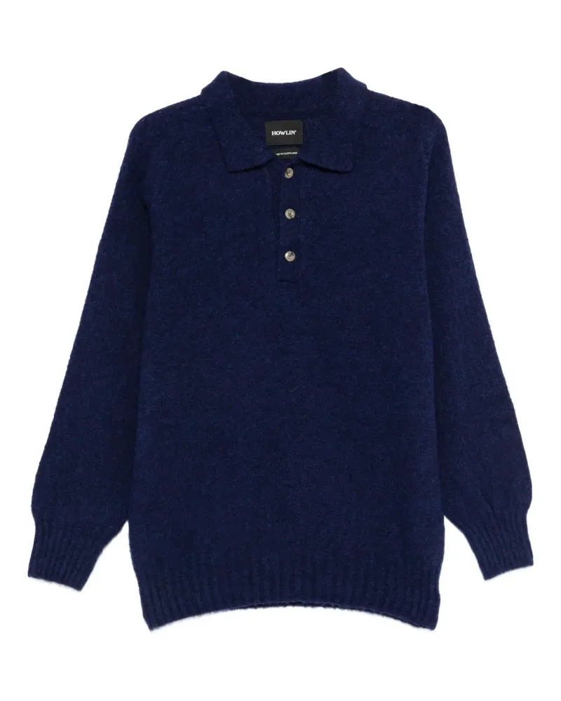 Howlin' Ghost Pressure buttoned polo shirt - Blau Blau