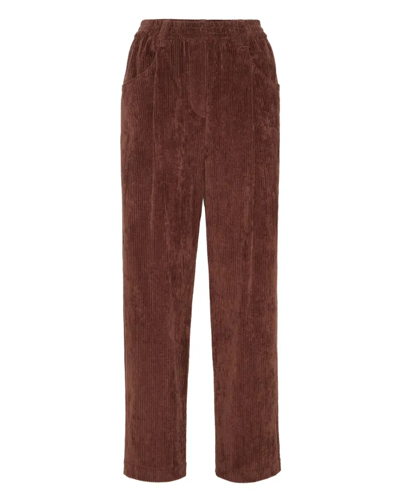 Brunello Cucinelli Straight-Leg-Hose aus Cord - Braun Braun