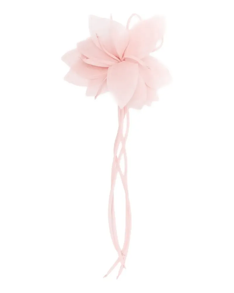 Antonelli Firenze Victoria floral silk brooch - Rosa Rosa