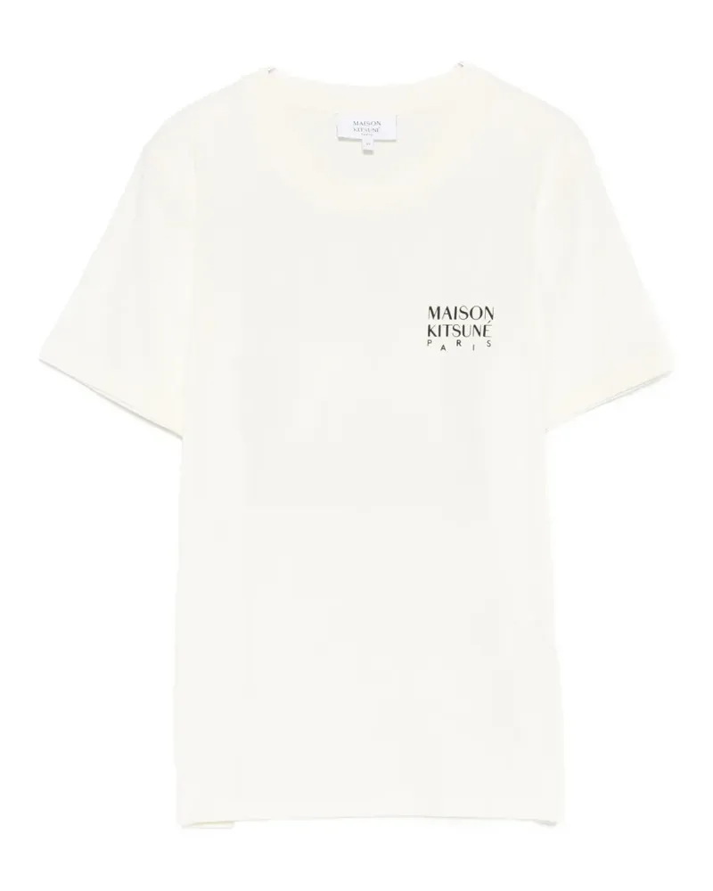 Kitsuné printed T-shirt - Nude Nude