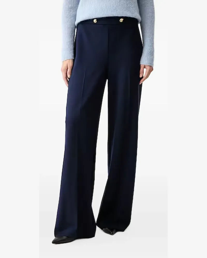 Joseph Ribkoff knot-detail wide-leg trousers - Blau Blau