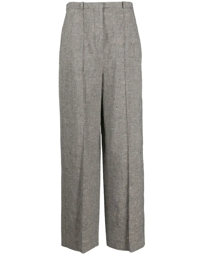 Totême Hose mit Hahnentrittmuster - Nude Nude