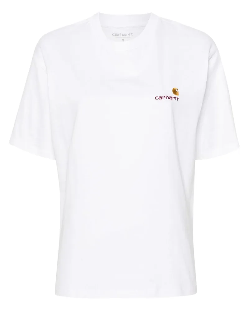 Carhartt WIP American Script T-Shirt Weiß