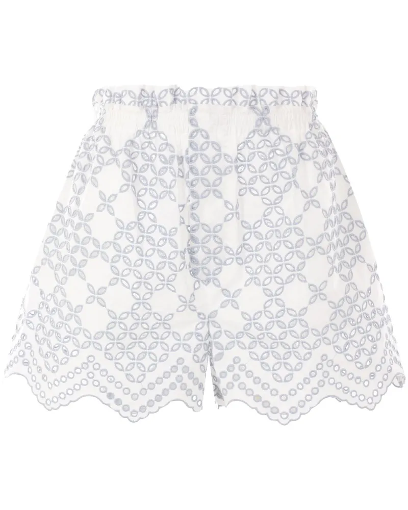 Raquel Diniz Bahia Sangallo Shorts - Weiß Weiß