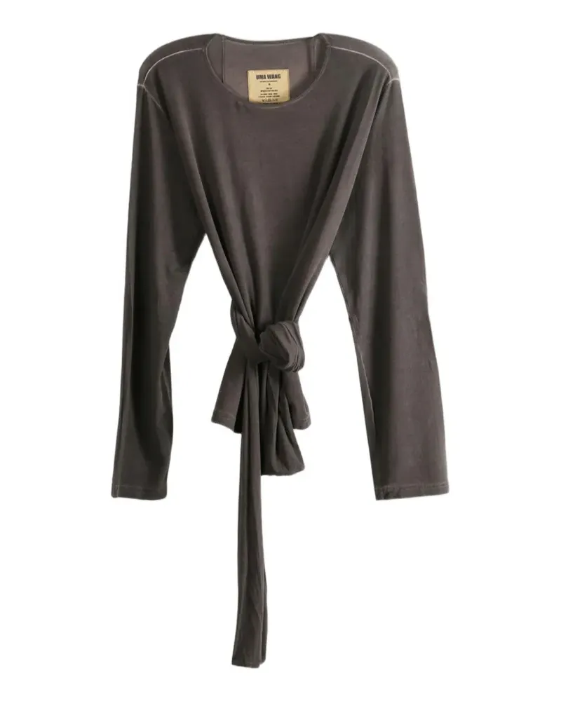 Uma Wang Hemd mit gebundener Taille - Braun Braun