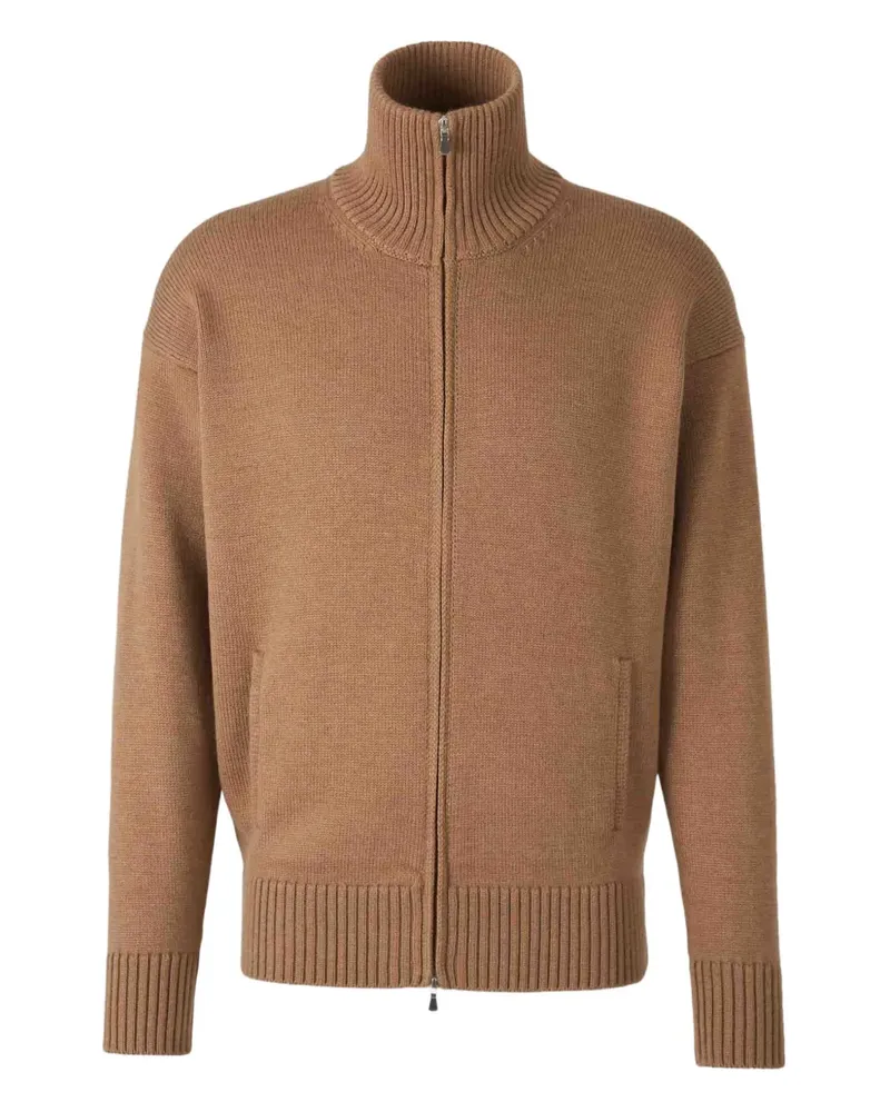 Gran Sasso Cardigan mit Reißverschluss - Braun Braun