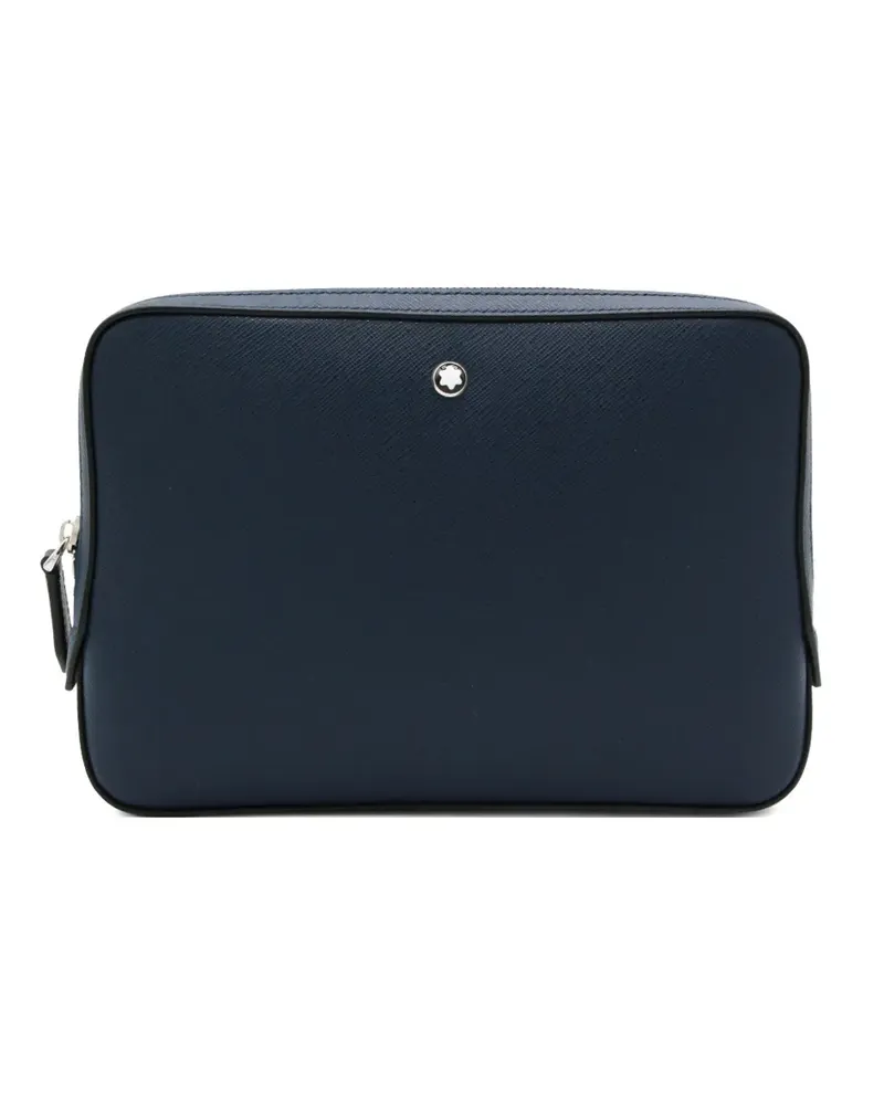 Montblanc Kleine Sartorial Kuriertasche mit Reißverschluss - Blau Blau