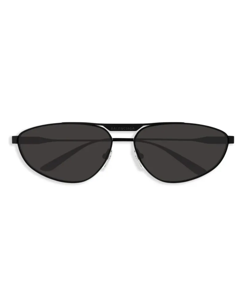 Balenciaga Klassische Cat-Eye-Sonnenbrille - Schwarz Schwarz