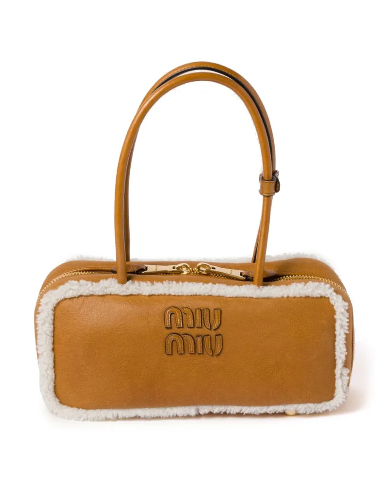 Miu Miu Arcadie Tote Bag - Braun Braun