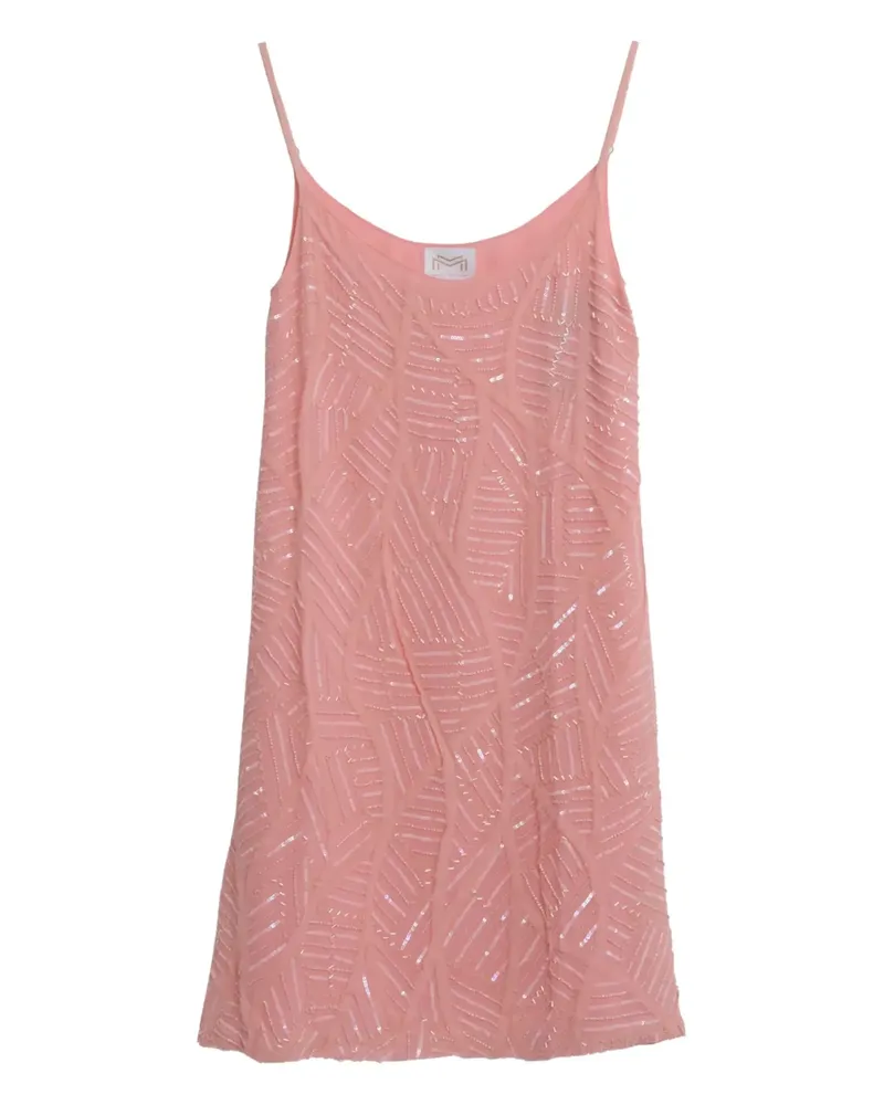 Maryan Mehlhorn Pre-owned Minikleid mit Perlen - Rosa Rosa