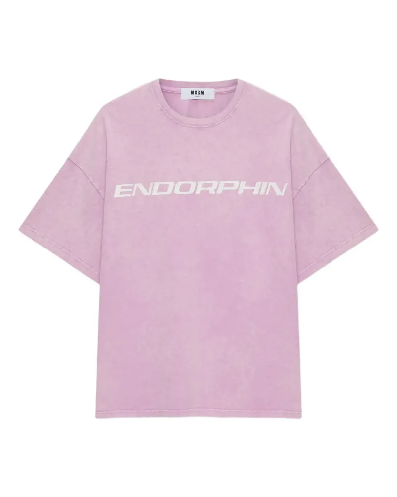 MSGM ENDORPHIN T-Shirt - Rosa Rosa