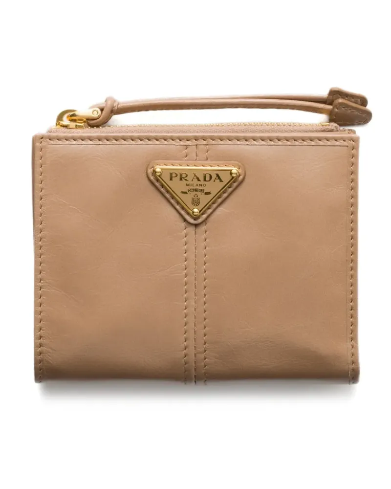 Prada Kleines Portemonnaie - Nude Nude