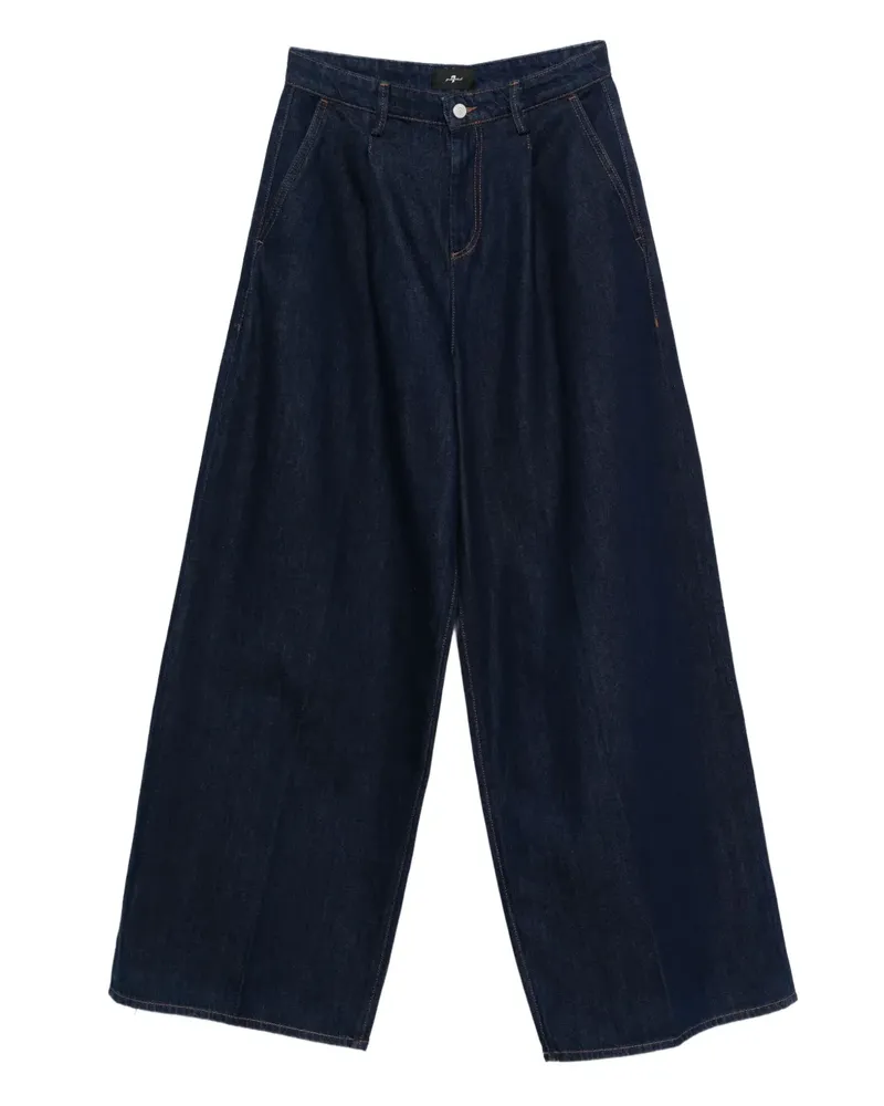 7 for all mankind Franklin Jeans mit Falten - Blau Blau