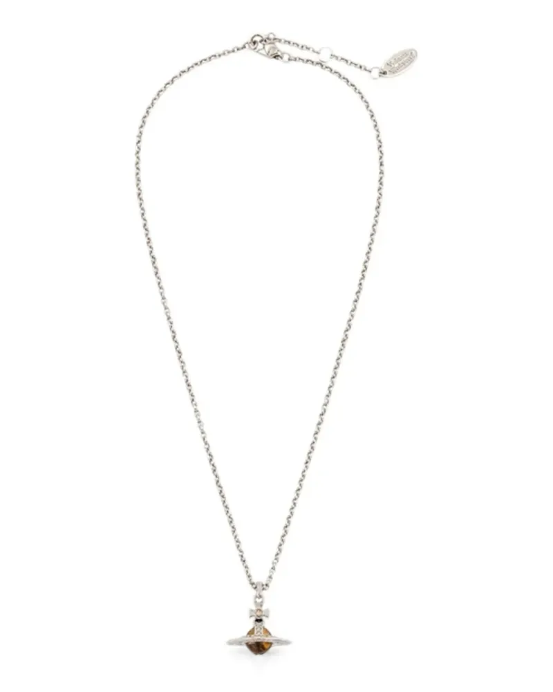Vivienne Westwood New Petite Orb pendant necklace - Silber Silber
