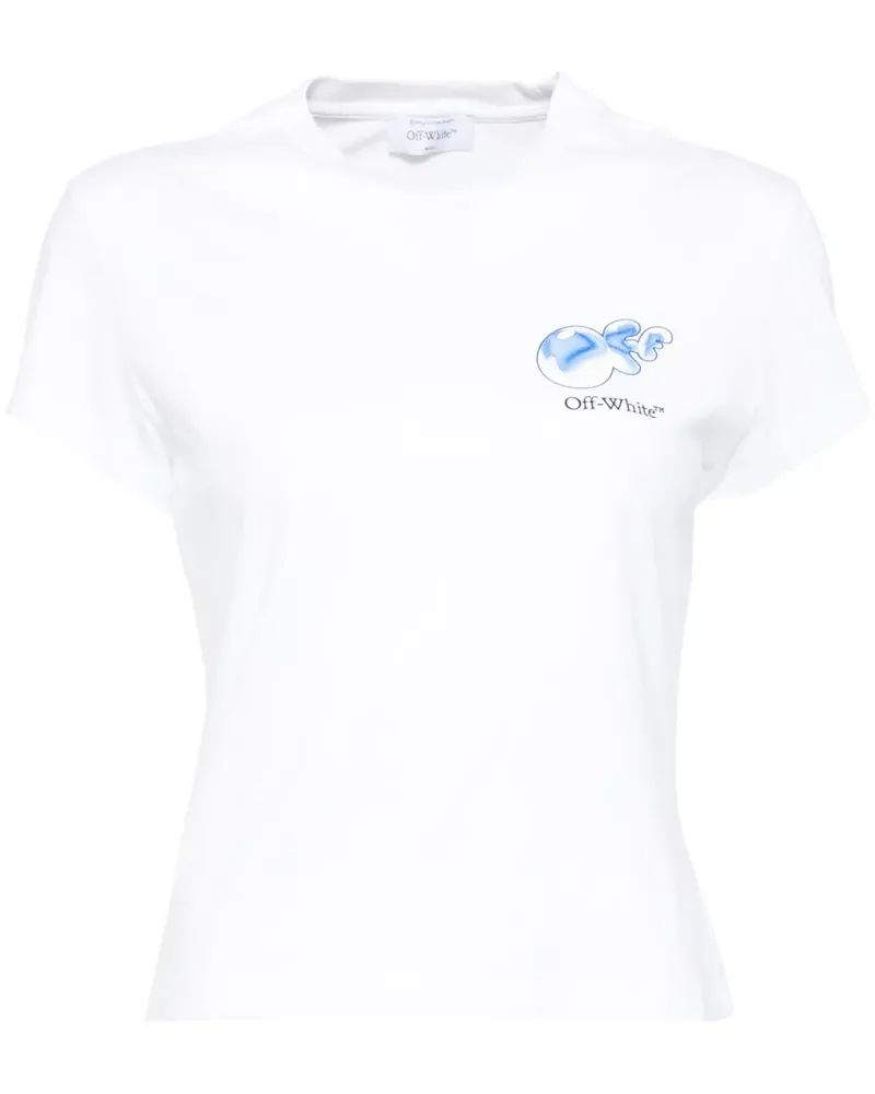 OFF-WHITE Bubble FF T-Shirt - Weiß Weiß