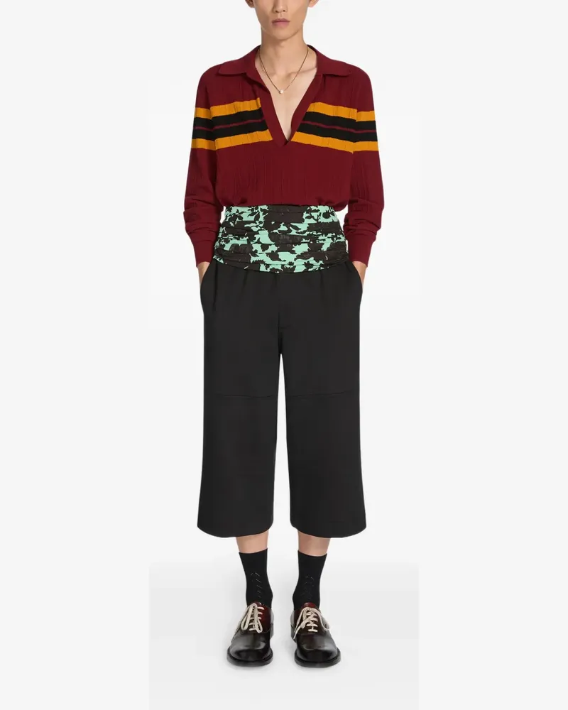 Dries van Noten printed belt - Grün Grün