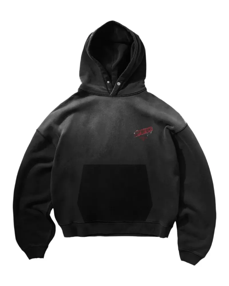 REPRESENT Hoodie mit tiefen Schultern - Schwarz Schwarz