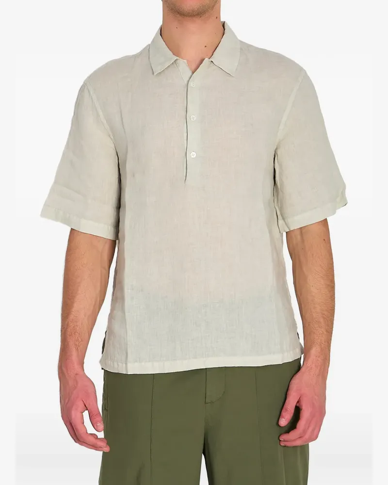 BARENA Poloshirt aus Leinen - Nude Nude